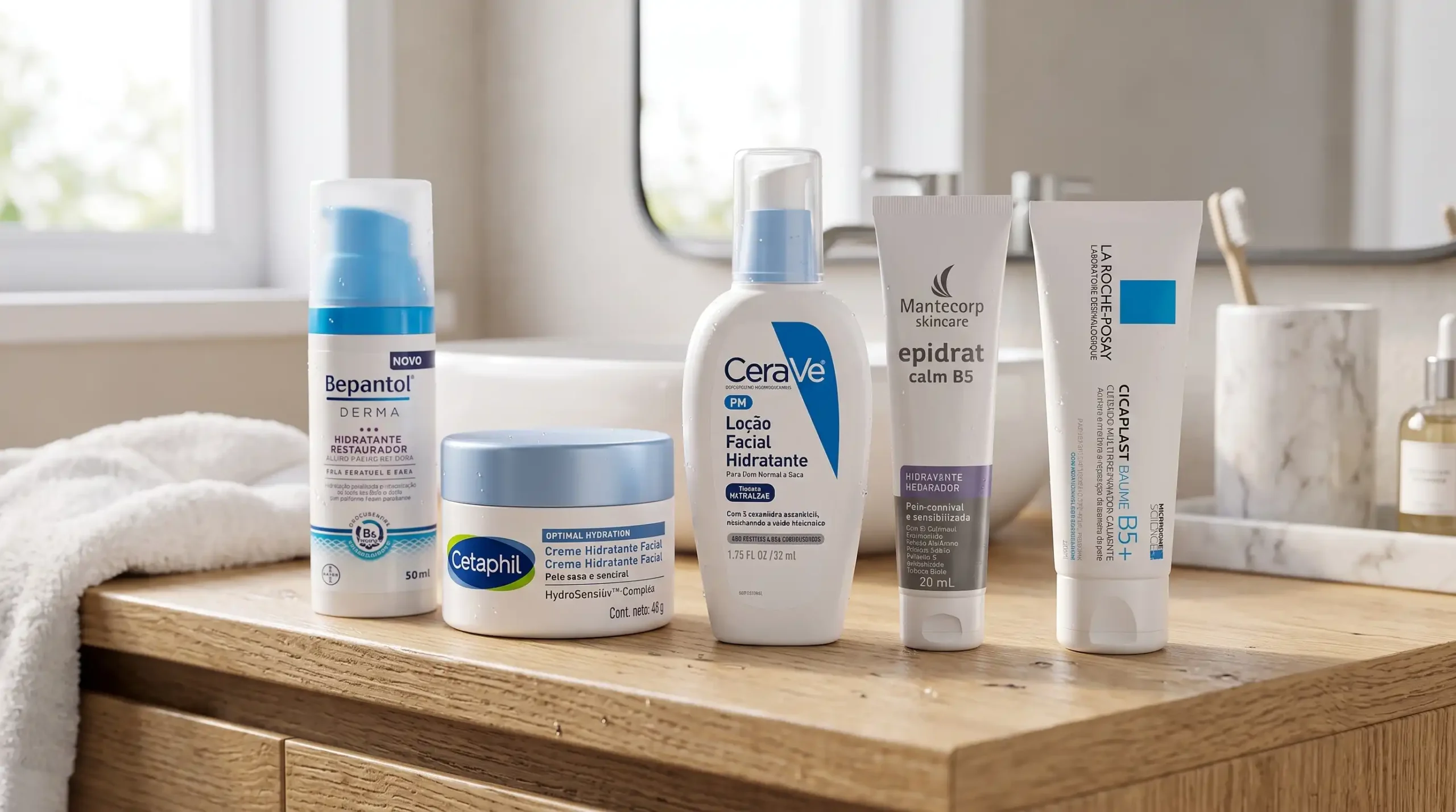 Hidratante facial para pele seca